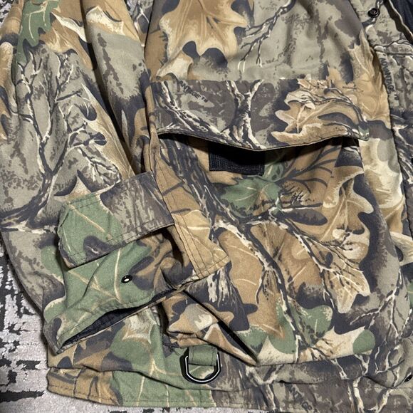 10X Gore Tex Rainwear Coat Jacket Large Mens Vintage Advantage Camo Saddle Cloth - Picture 8 of 14